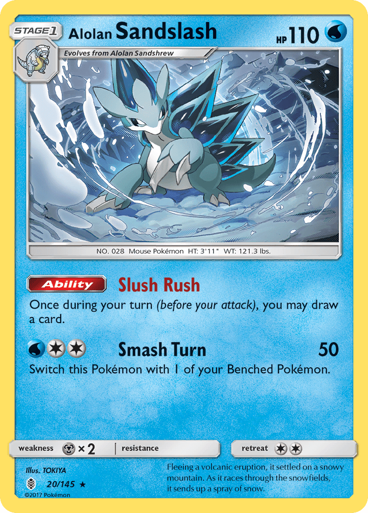 Alolan Sandslash (20/145) [Sun & Moon: Guardians Rising] Pokemon Single Pokémon  | Multizone: Comics And Games