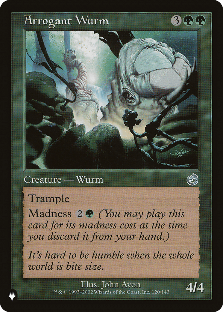 Arrogant Wurm [The List] MTG Single Magic: The Gathering  | Multizone: Comics And Games