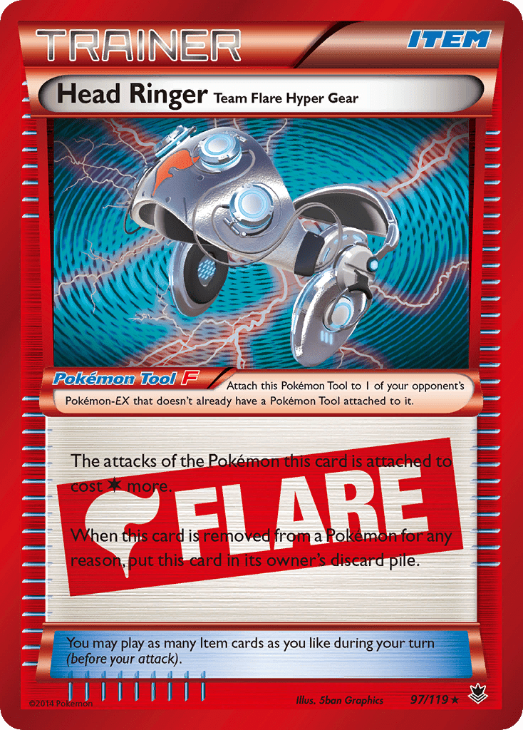 Head Ringer Team Flare Hyper Gear (97/119) [XY: Phantom Forces] Pokemon Single Pokémon  | Multizone: Comics And Games