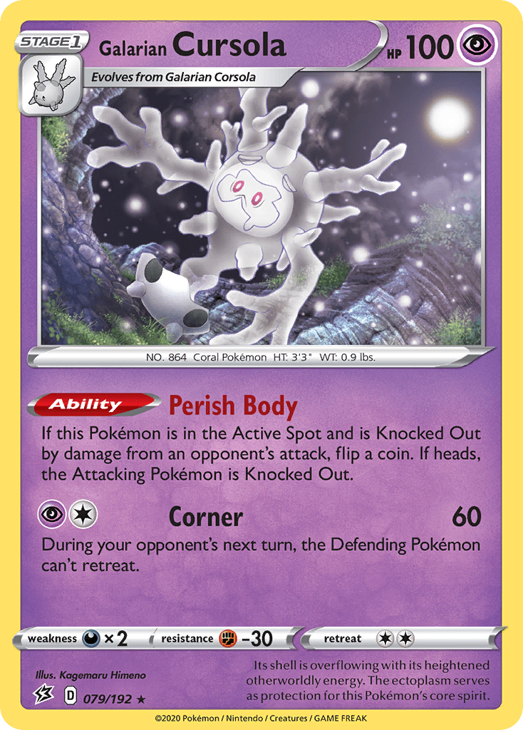 Galarian Cursola (079/192) [Sword & Shield: Rebel Clash] Pokemon Single Pokémon  | Multizone: Comics And Games