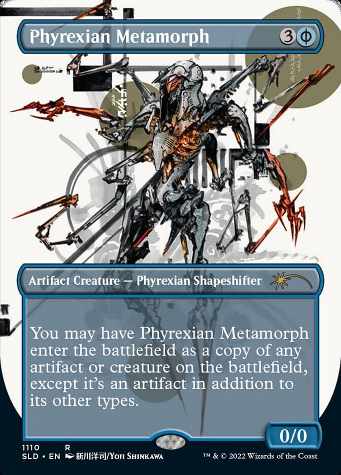 Phyrexian Metamorph (Borderless) [Secret Lair Drop Series] MTG Single Magic: The Gathering  | Multizone: Comics And Games