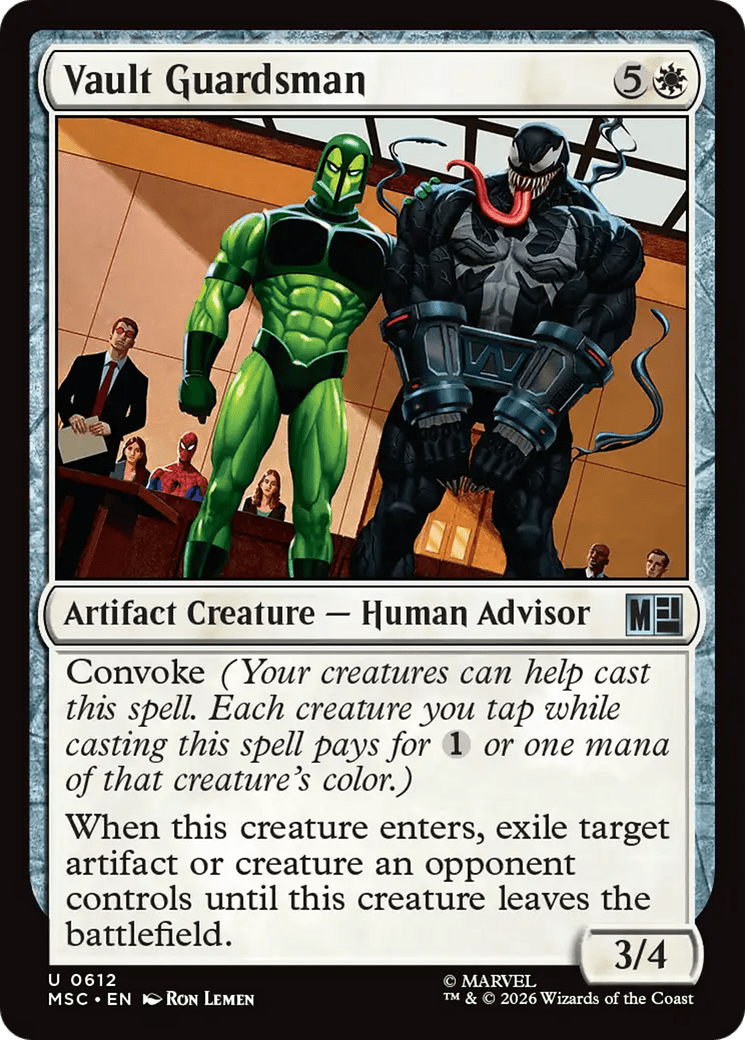 Vault Guardsman [Marvel Super Heroes Commander] MTG Single Magic: The Gathering  | Multizone: Comics And Games