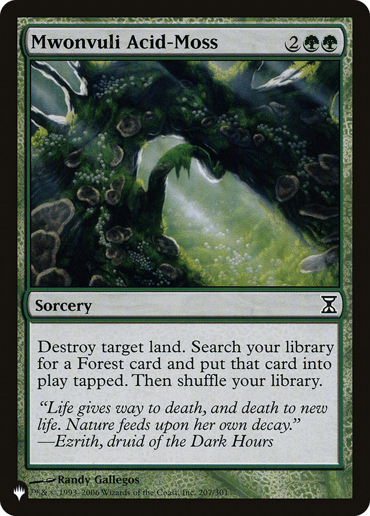 Mwonvuli Acid-Moss [The List] MTG Single Magic: The Gathering  | Multizone: Comics And Games