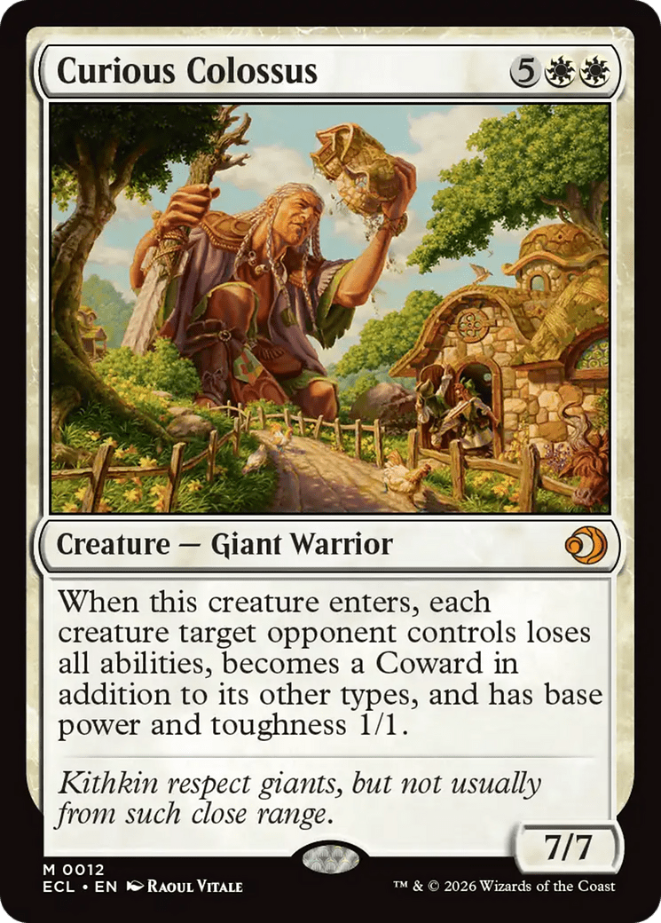 Curious Colossus [Lorwyn Eclipsed] MTG Single Magic: The Gathering  | Multizone: Comics And Games