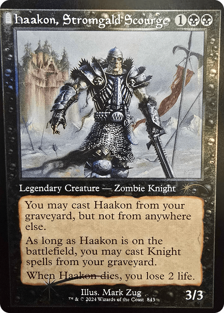 Haakon, Stromgald Scourge (Retro Frame) [Secret Lair Drop Series] MTG Single Magic: The Gathering  | Multizone: Comics And Games