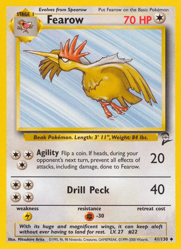 Fearow (41/130) [Base Set 2] Pokemon Single Pokémon  | Multizone: Comics And Games