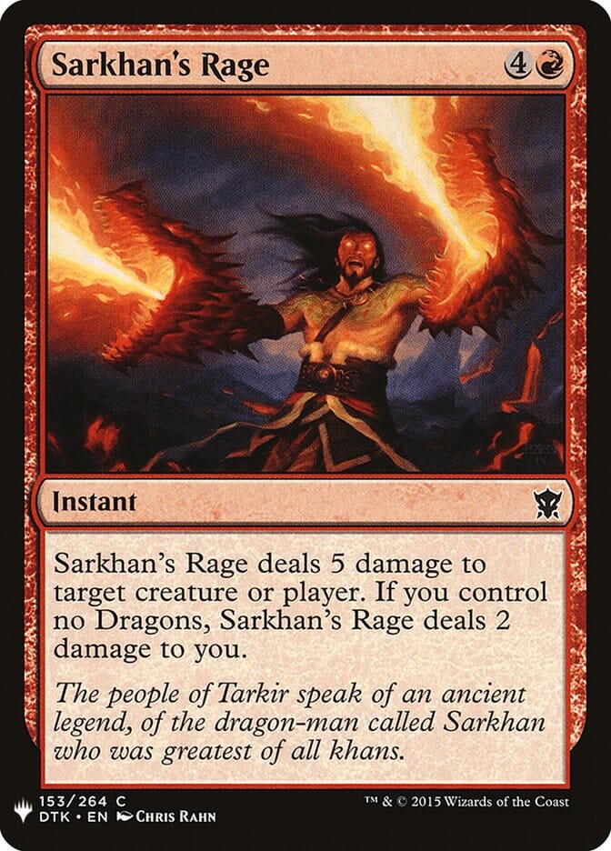 Sarkhan's Rage [Mystery Booster] MTG Single Magic: The Gathering  | Multizone: Comics And Games