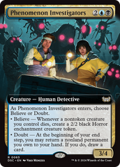 Phenomenon Investigators (Extended Art) [Duskmourn: House of Horror Commander] | Multizone: Comics And Games