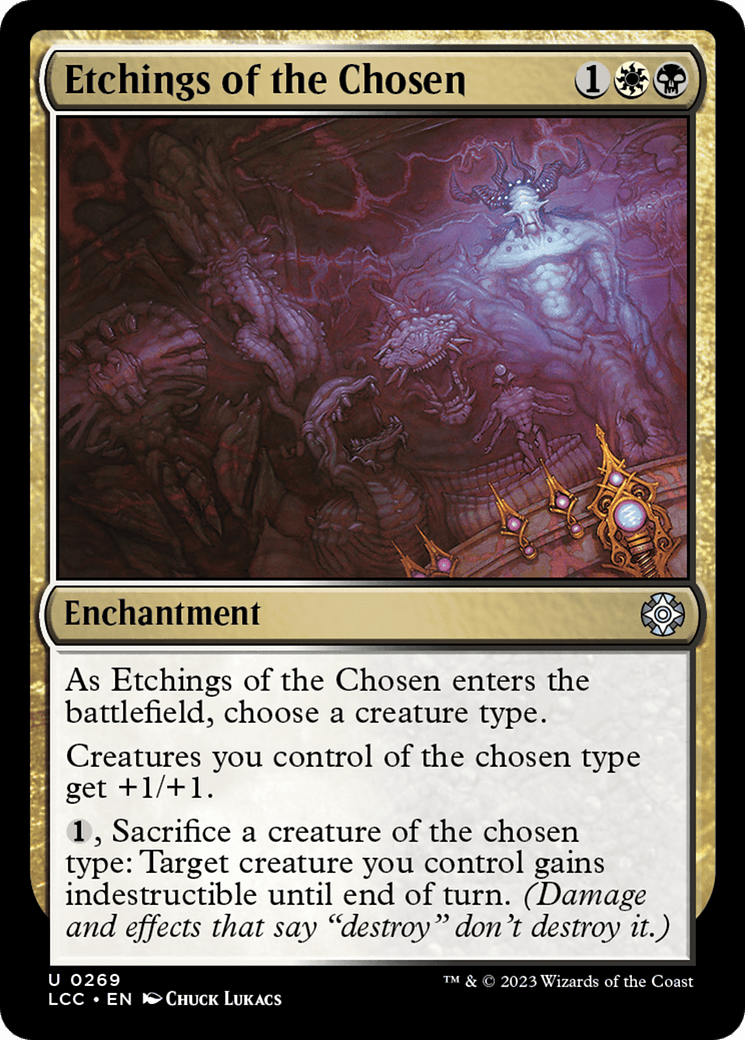Etchings of the Chosen [The Lost Caverns of Ixalan Commander] MTG Single Magic: The Gathering  | Multizone: Comics And Games