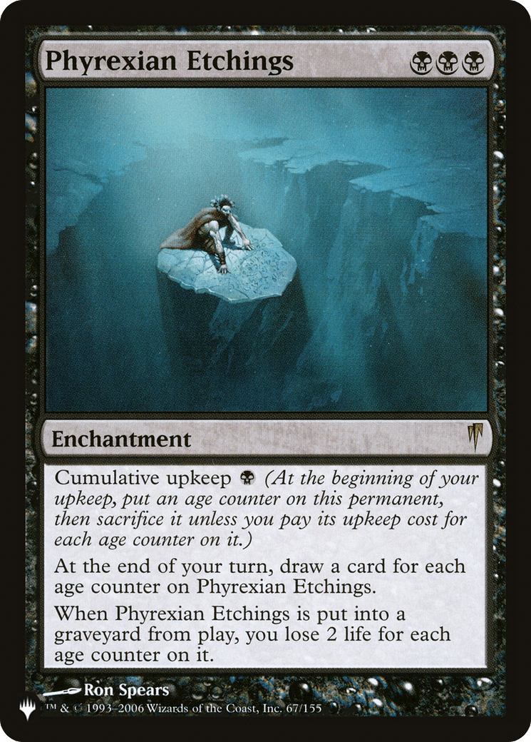 Phyrexian Etchings [The List] MTG Single Magic: The Gathering  | Multizone: Comics And Games