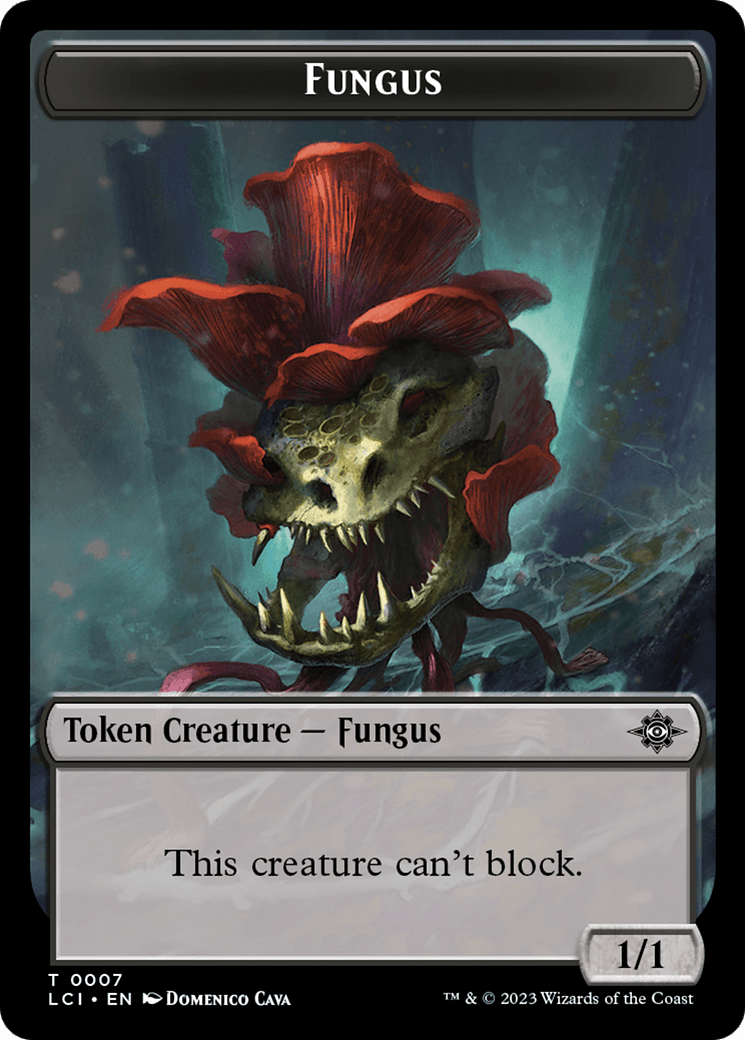 Gnome // Fungus Double-Sided Token [The Lost Caverns of Ixalan Tokens] MTG Single Magic: The Gathering  | Multizone: Comics And Games