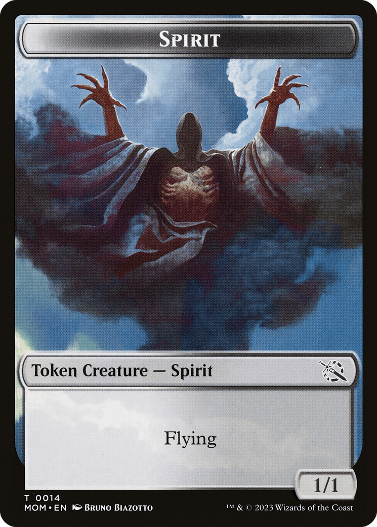 Thopter // Spirit (14) Double-Sided Token [March of the Machine Tokens] MTG Single Magic: The Gathering  | Multizone: Comics And Games