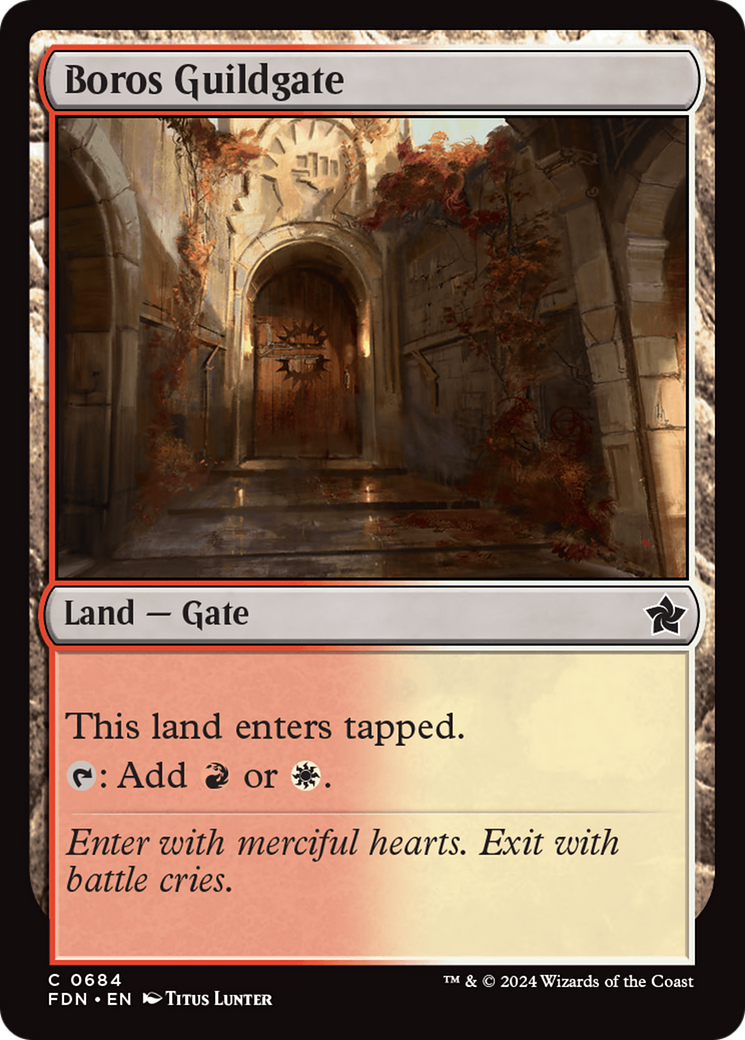 Boros Guildgate [Foundations] | Multizone: Comics And Games