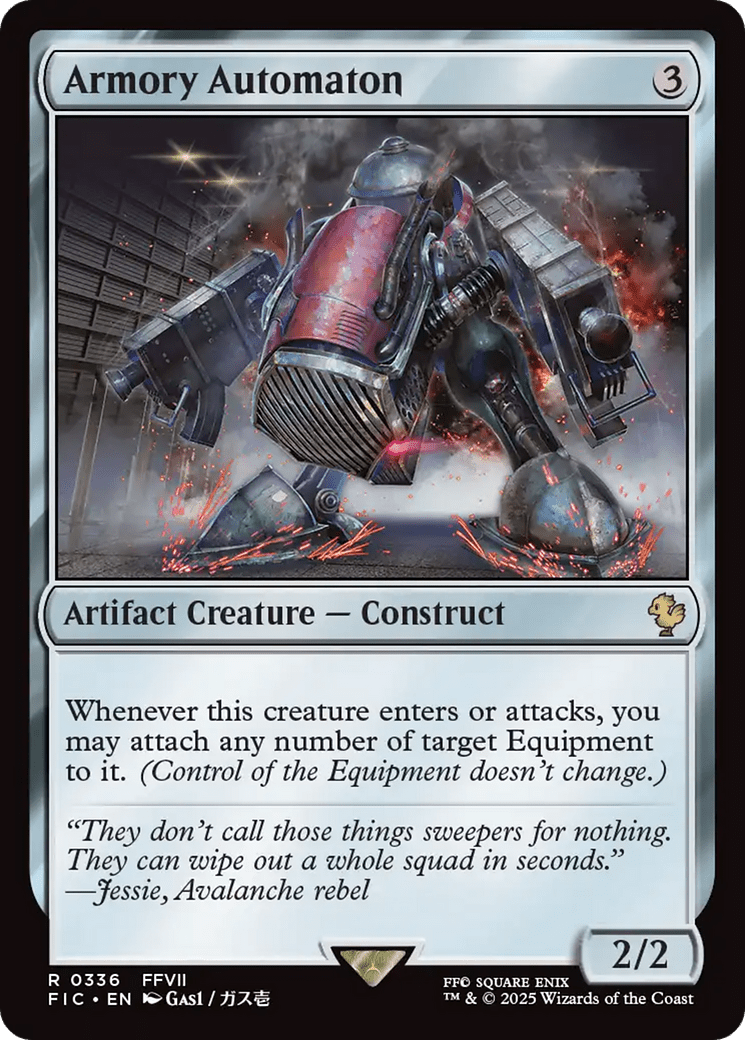 Armory Automaton [FINAL FANTASY Commander] MTG Single Magic: The Gathering  | Multizone: Comics And Games