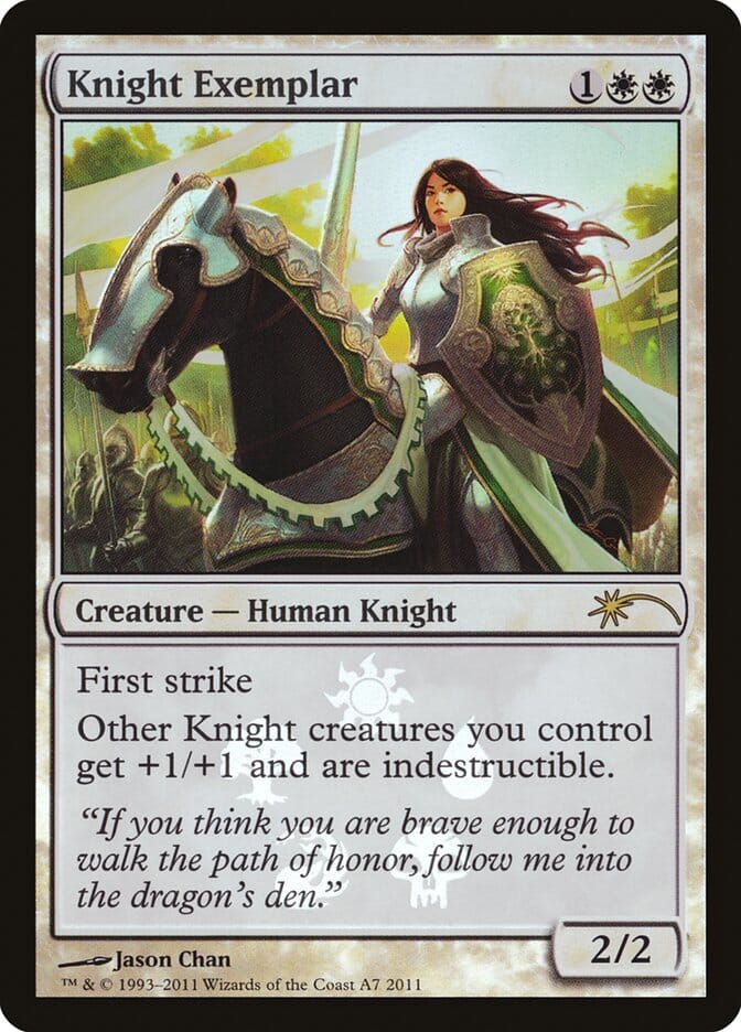 Knight Exemplar [Resale Promos] MTG Single Magic: The Gathering  | Multizone: Comics And Games