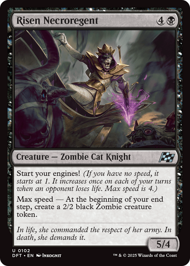Risen Necroregent [Aetherdrift] MTG Single Magic: The Gathering  | Multizone: Comics And Games