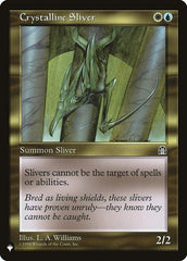 Crystalline Sliver [The List] MTG Single Magic: The Gathering  | Multizone: Comics And Games