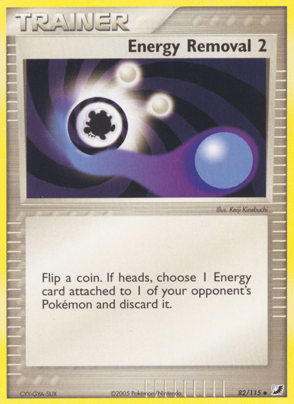Energy Removal 2 (82/115) [EX: Unseen Forces] Pokemon Single Pokémon  | Multizone: Comics And Games