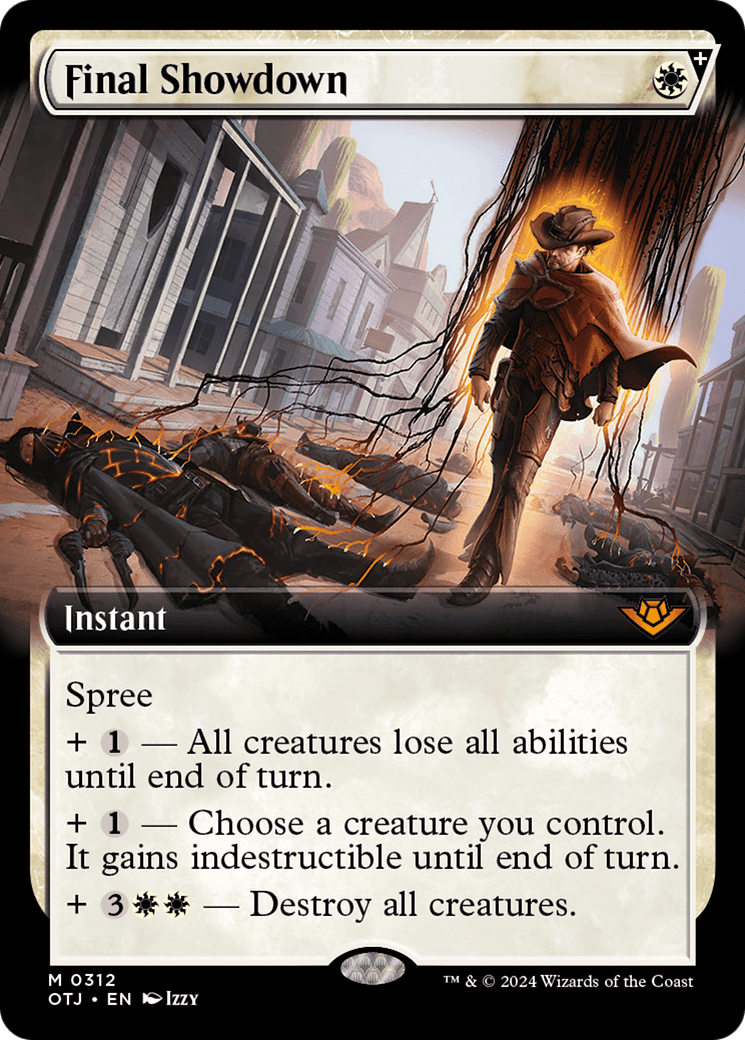 Final Showdown (Extended Art) [Outlaws of Thunder Junction] MTG Single Magic: The Gathering  | Multizone: Comics And Games