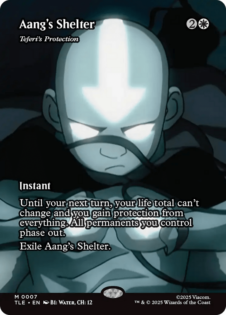 Aang's Shelter - Teferi's Protection (Borderless) [Avatar: The Last Airbender: Eternal-Legal] MTG Single Magic: The Gathering  | Multizone: Comics And Games