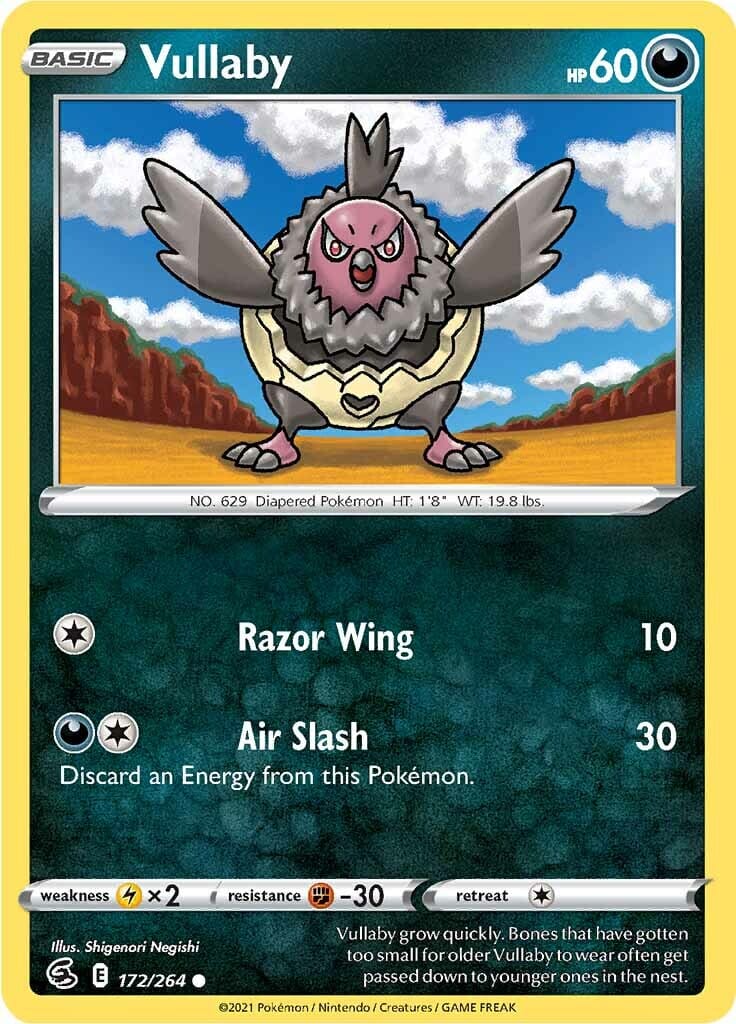 Vullaby (172/264) [Sword & Shield: Fusion Strike] Pokemon Single Pokémon  | Multizone: Comics And Games