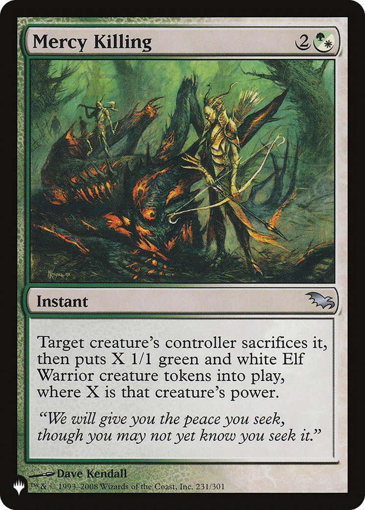 Mercy Killing [The List] MTG Single Magic: The Gathering  | Multizone: Comics And Games