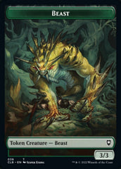 Satyr // Beast Double-Sided Token [Commander Legends: Battle for Baldur's Gate Tokens] MTG Single Magic: The Gathering  | Multizone: Comics And Games
