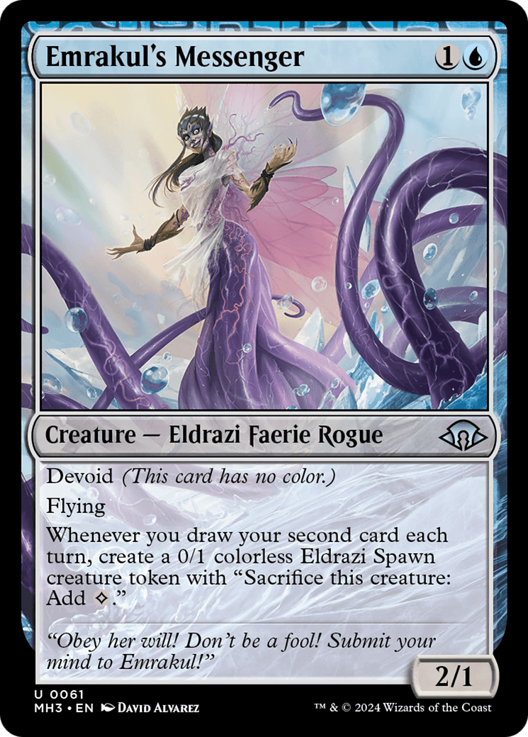 Emrakul's Messenger [Modern Horizons 3] MTG Single Magic: The Gathering  | Multizone: Comics And Games