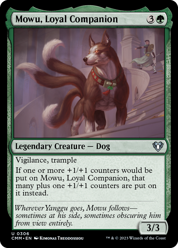 Mowu, Loyal Companion [Commander Masters] | Multizone: Comics And Games