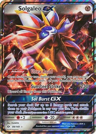 Solgaleo GX (89/149) (Jumbo Card) [Sun & Moon: Base Set] Pokemon Single Pokémon  | Multizone: Comics And Games