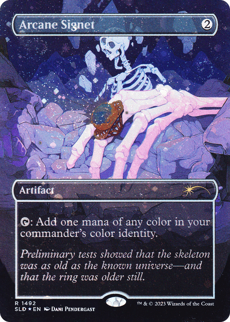Arcane Signet (1492) (Galaxy Foil) [Secret Lair Drop Series] MTG Single Magic: The Gathering  | Multizone: Comics And Games