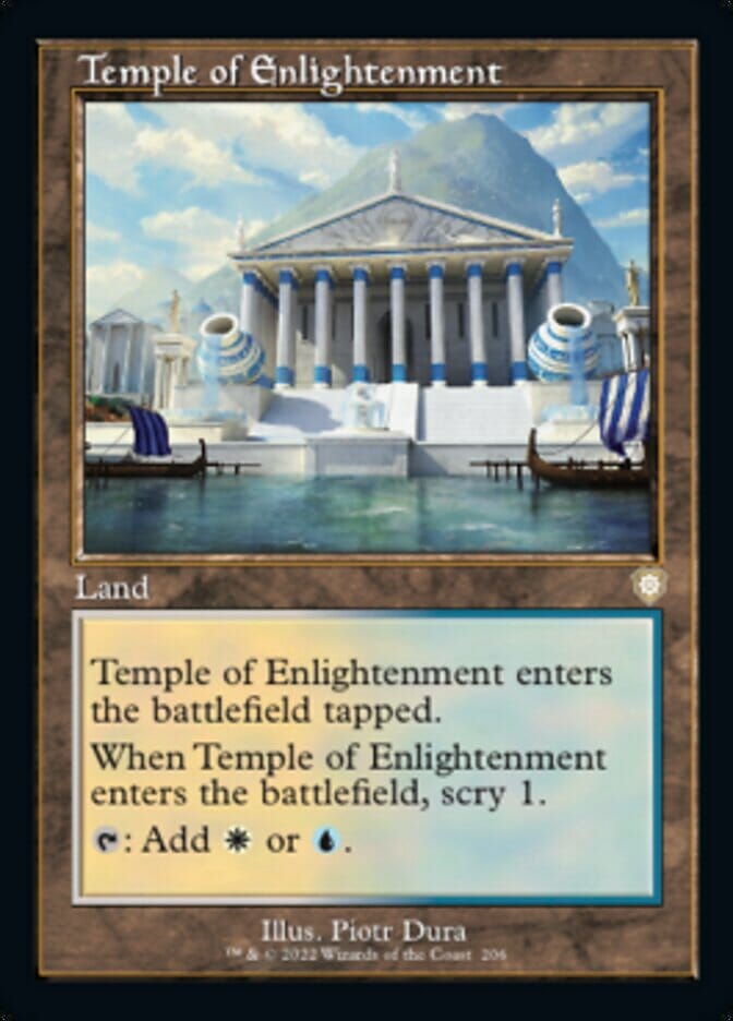 Temple of Enlightenment (Retro) [The Brothers' War Commander] MTG Single Magic: The Gathering  | Multizone: Comics And Games