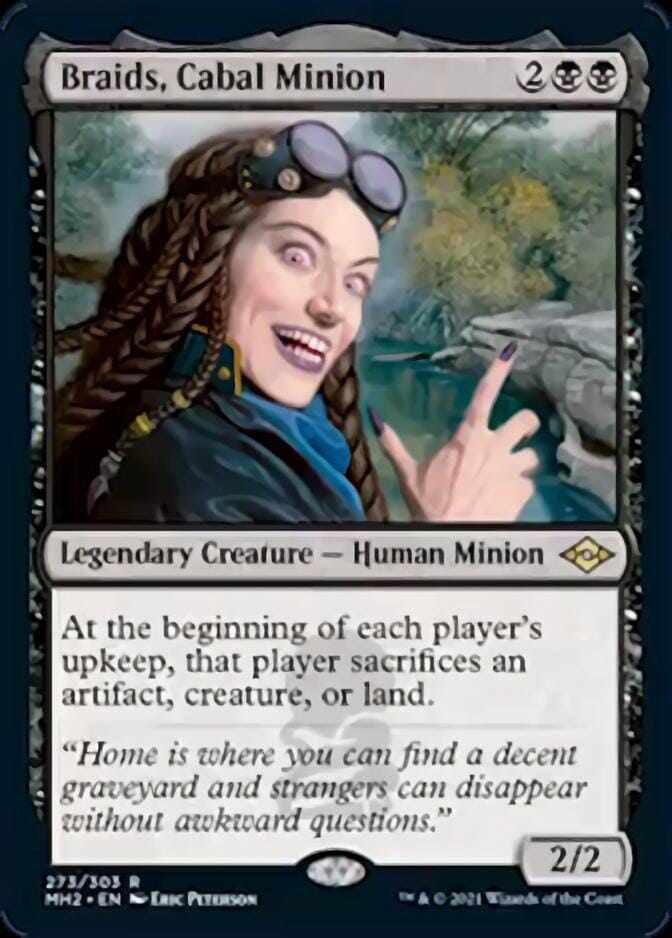 Braids, Cabal Minion (Foil Etched) [Modern Horizons 2] MTG Single Magic: The Gathering  | Multizone: Comics And Games