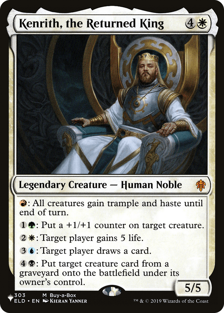 Kenrith, the Returned King [The List] MTG Single Magic: The Gathering  | Multizone: Comics And Games
