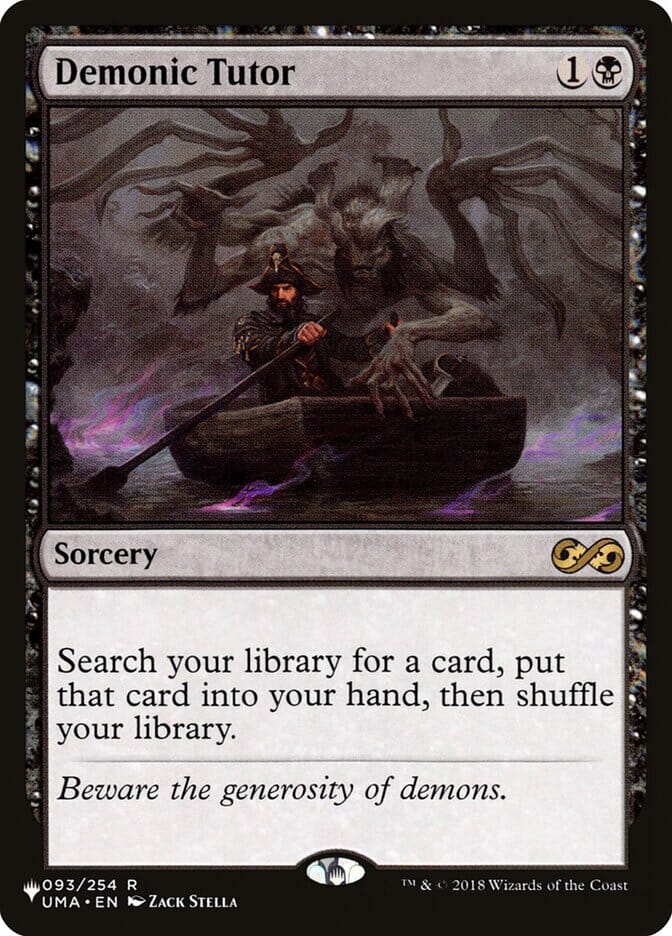 Demonic Tutor [The List] MTG Single Magic: The Gathering  | Multizone: Comics And Games