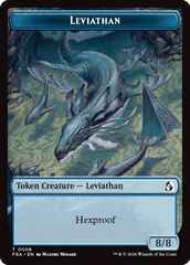 Leviathan // Beast Double-Sided Token [Reality Fracture Tokens] MTG Single Magic: The Gathering  | Multizone: Comics And Games