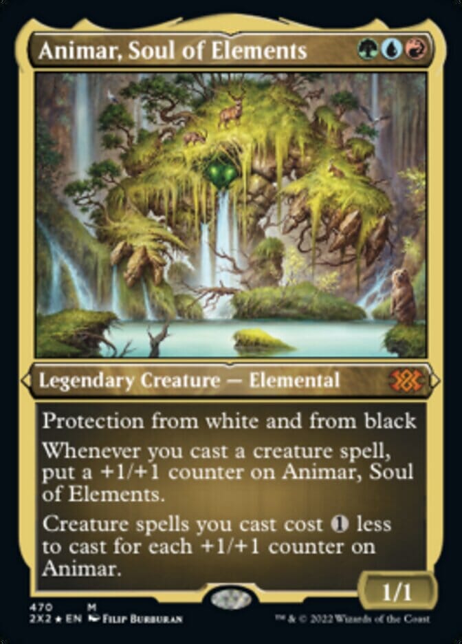 Animar, Soul of Elements (Foil Etched) [Double Masters 2022] MTG Single Magic: The Gathering  | Multizone: Comics And Games
