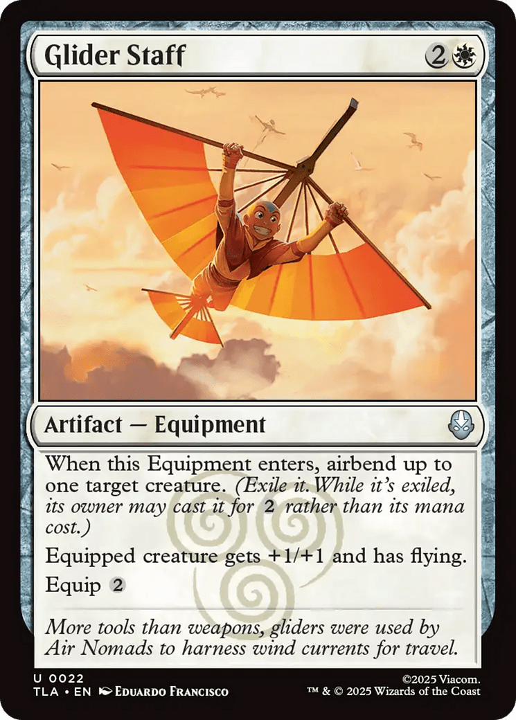 Glider Staff [Avatar: The Last Airbender] MTG Single Magic: The Gathering  | Multizone: Comics And Games