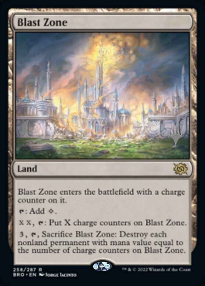Blast Zone (Promo Pack) [The Brothers' War Promos] MTG Single Magic: The Gathering  | Multizone: Comics And Games