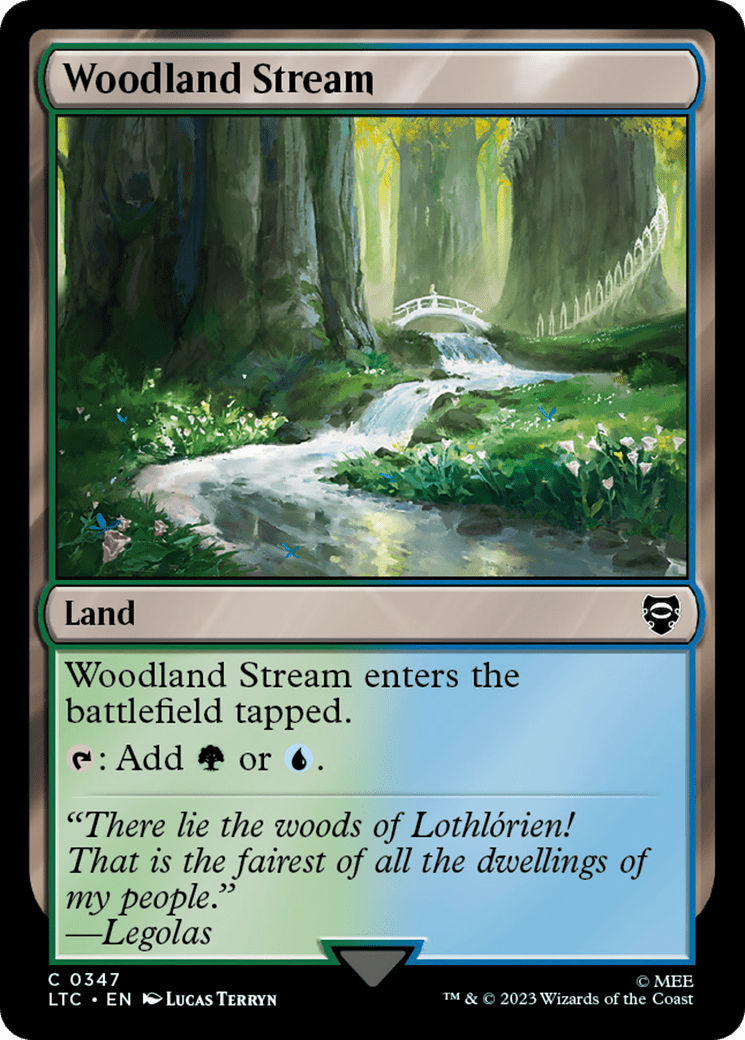 Woodland Stream [The Lord of the Rings: Tales of Middle-Earth Commander] MTG Single Magic: The Gathering  | Multizone: Comics And Games
