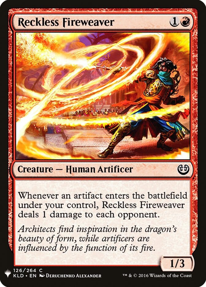 Reckless Fireweaver [Mystery Booster] MTG Single Magic: The Gathering  | Multizone: Comics And Games