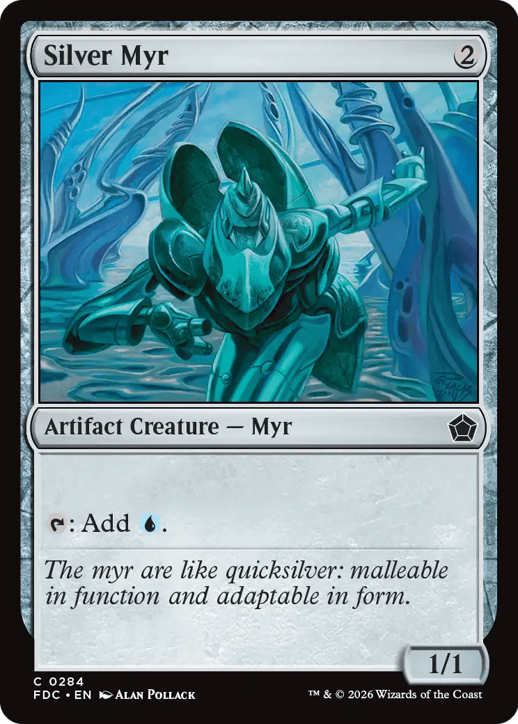 Silver Myr [Foundations Commander] MTG Single Magic: The Gathering  | Multizone: Comics And Games