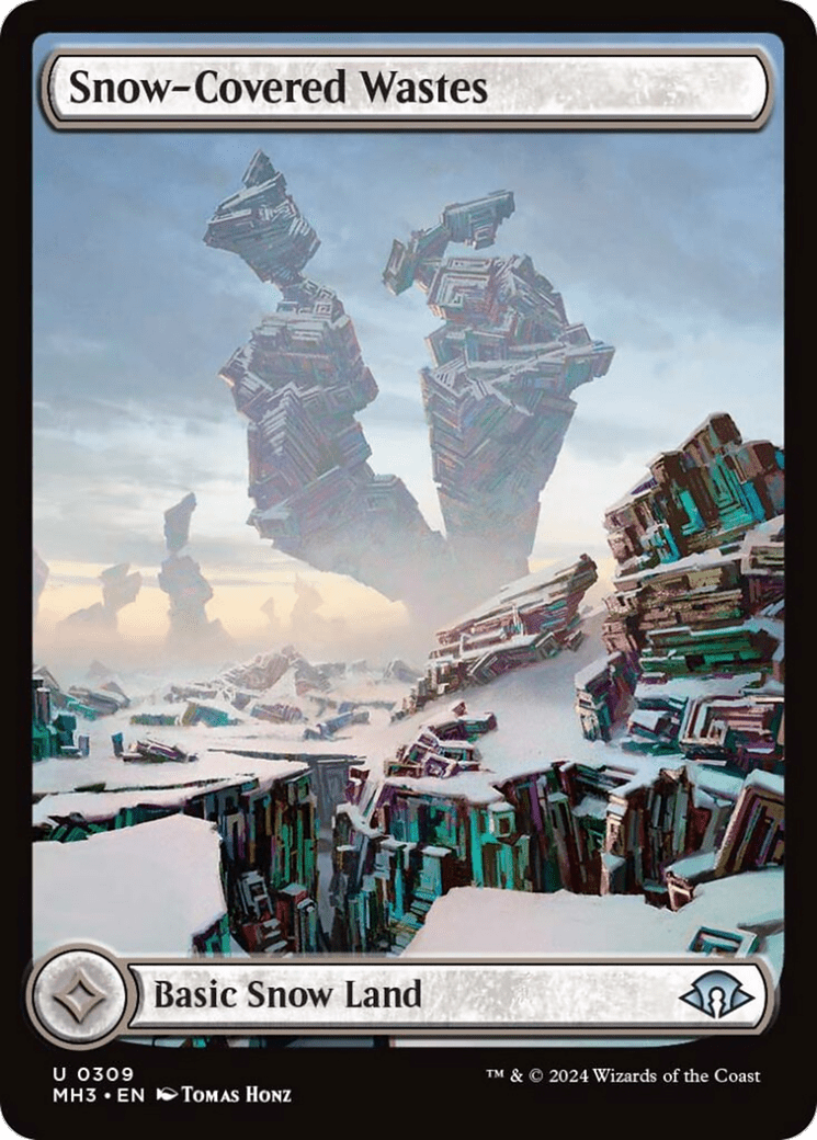 Snow-Covered Wastes (0309) [Modern Horizons 3] MTG Single Magic: The Gathering  | Multizone: Comics And Games