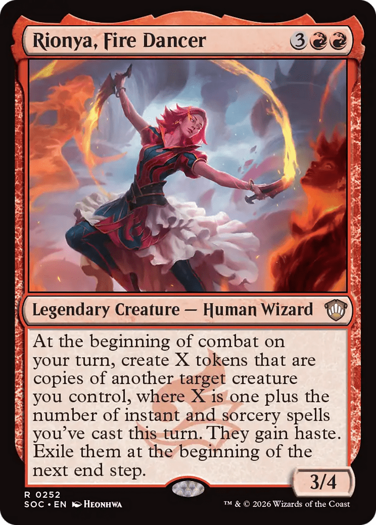 Rionya, Fire Dancer [Secrets of Strixhaven Commander] MTG Single Magic: The Gathering  | Multizone: Comics And Games