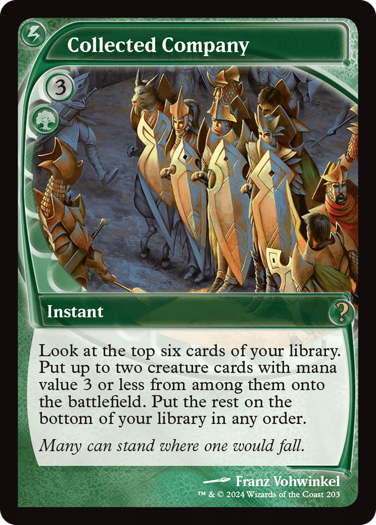 Collected Company (Future Sight) [Mystery Booster 2] MTG Single Magic: The Gathering  | Multizone: Comics And Games