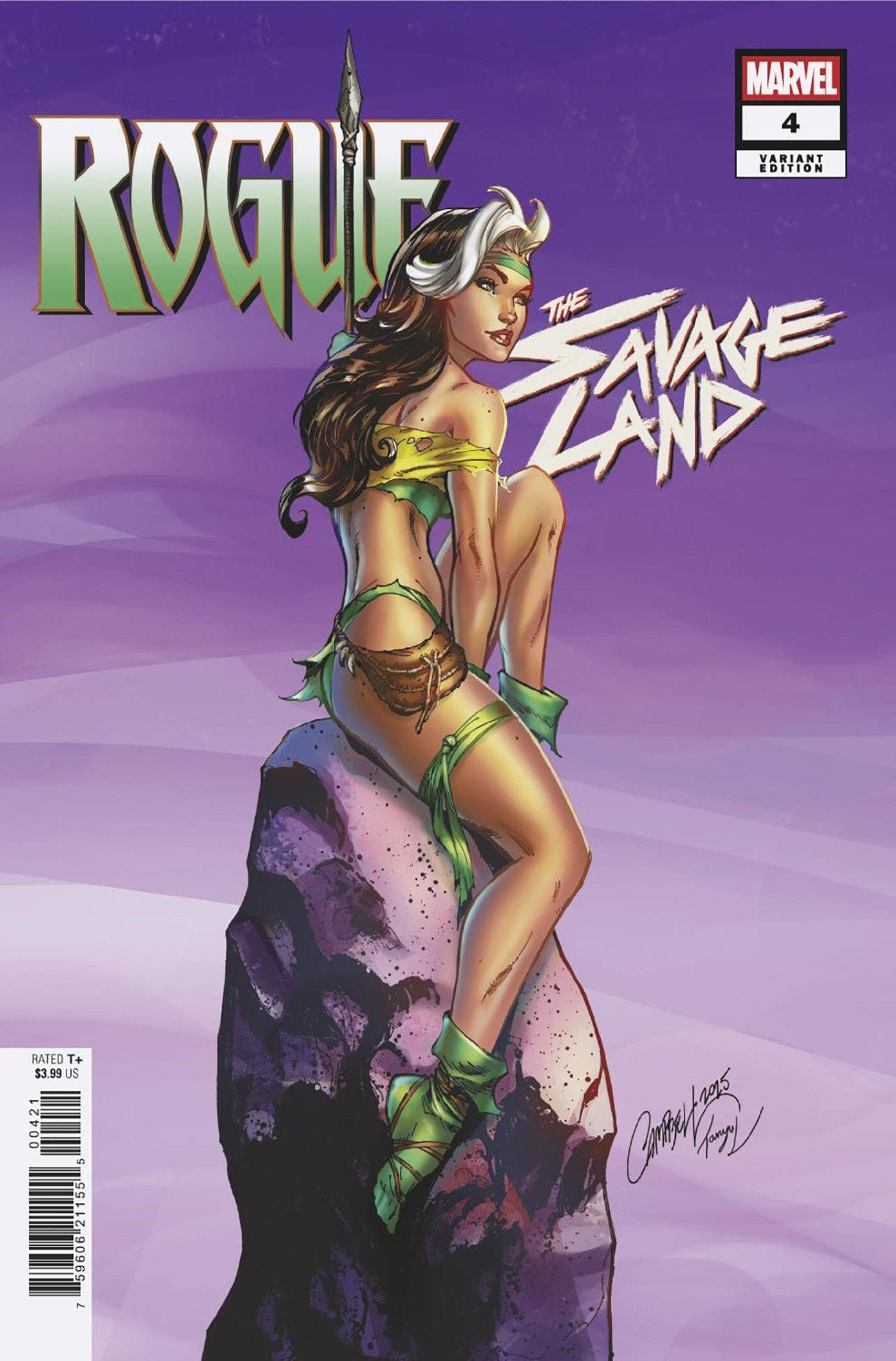 Rogue: The Savage Land #4 J. Scott Campbell Variant Comics Marvel Comics  | Multizone: Comics And Games
