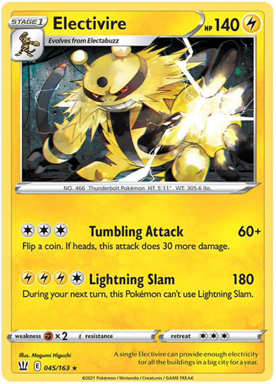 Electivire (045/163) [Sword & Shield: Battle Styles] Pokemon Single Pokémon  | Multizone: Comics And Games