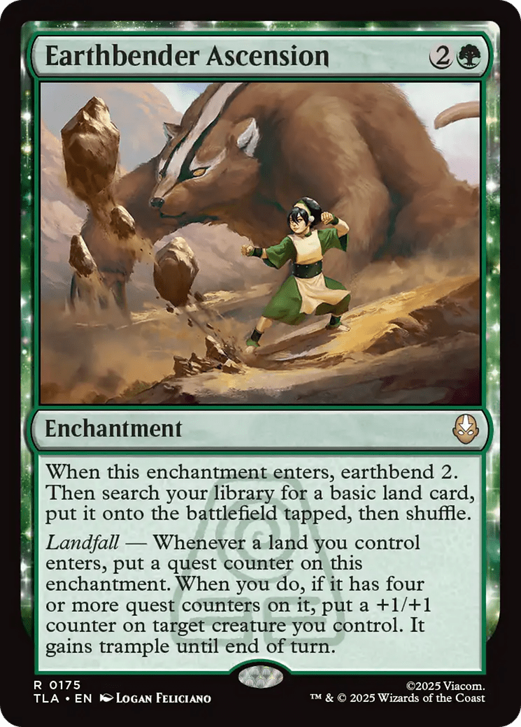 Earthbender Ascension [Avatar: The Last Airbender] MTG Single Magic: The Gathering  | Multizone: Comics And Games