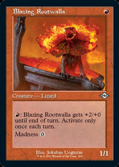 Blazing Rootwalla (Retro Foil Etched) [Modern Horizons 2] MTG Single Magic: The Gathering  | Multizone: Comics And Games