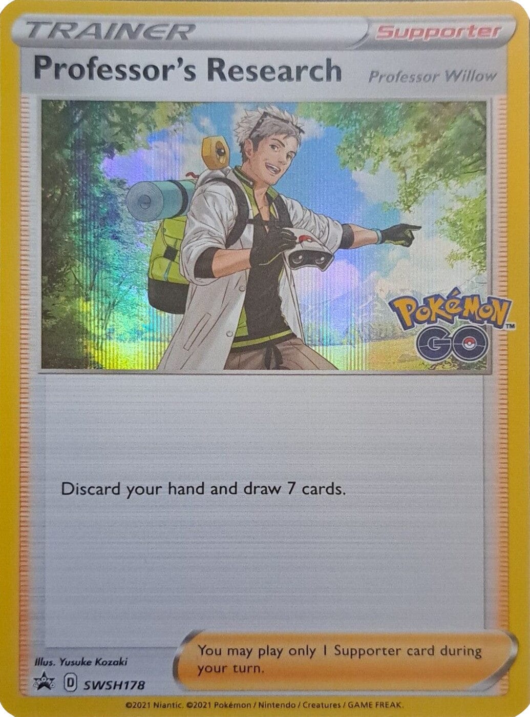 Professor's Research (SWSH178) [Sword & Shield: Black Star Promos] Pokemon Single Pokémon  | Multizone: Comics And Games